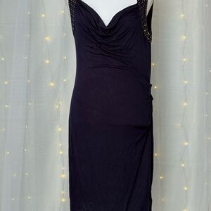 Michael Kors Black Midi Dress